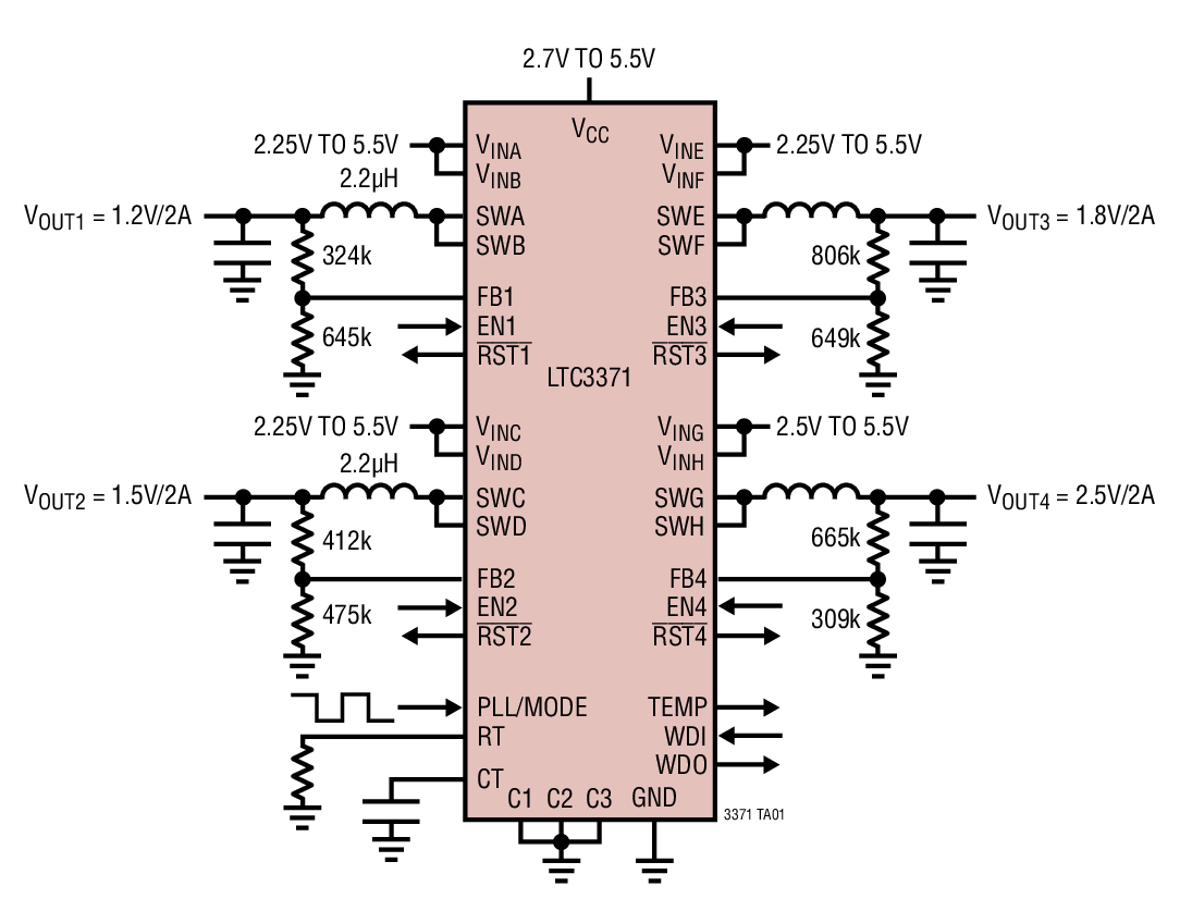 LTC3371Ӧͼһ